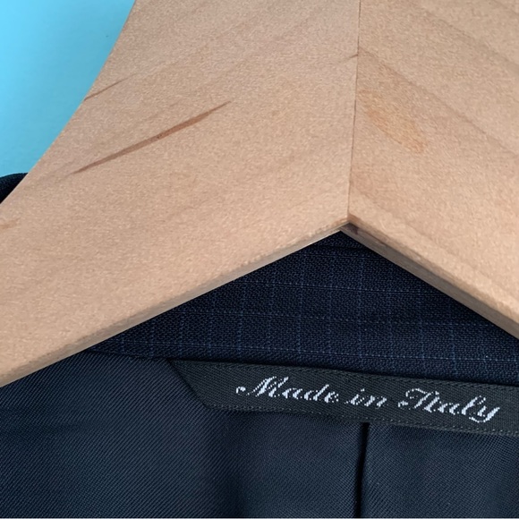 Canali Proposta Super 120’S Mens Tailored Wool Plaid Tall Sport Coat Blazer 44L - Picture 2 of 14